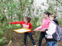 group of children enjoying outdoor learning