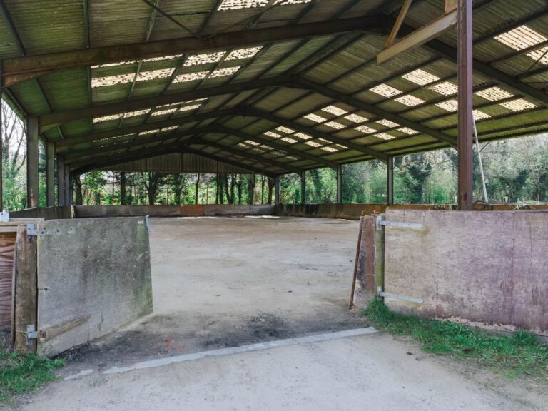 Derelict riding school area in need of restorationg