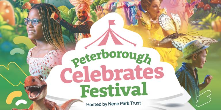 Illustrated graphic advertising a festival