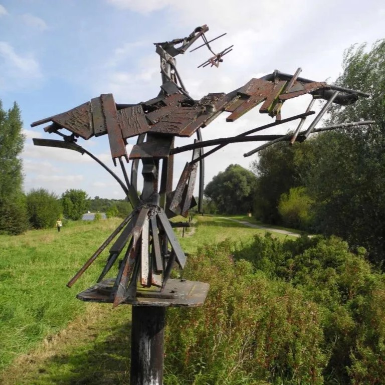 Cormorant sculpture by Elizabeth Cooke